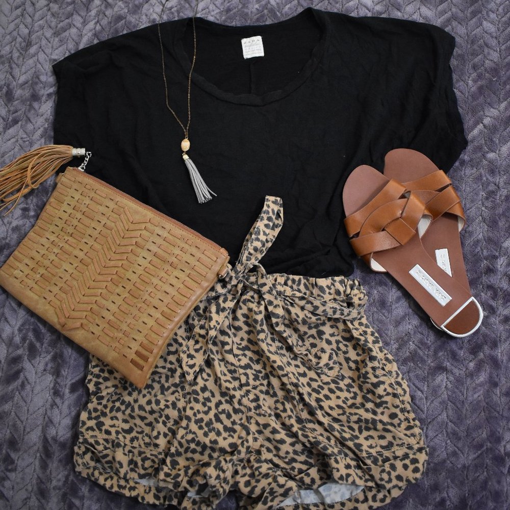 ZARA Basic Black Tee